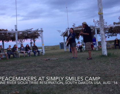 "The River Song" Zen Peacemakers at Simply Smiles, Cheyenne River Sioux Tribe Reservation, August 2016